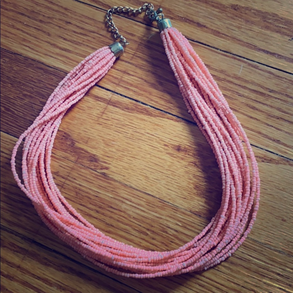 Beaded Coral Necklace